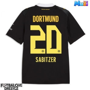 Borussia Dortmund Marcel Sabitzer #20 Venkovní Dres 2026-27 Krátký Rukáv